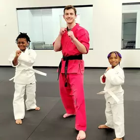 Congratulations to Legend and Anarie on earning their white belts yesterday!
We're excited to be a part of your growth through the martial arts!