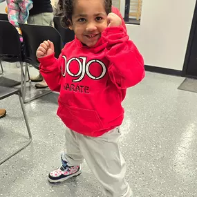 Andre is ringing in the new year with new Dojo gear! How awesome does he look in his new hoodie!!