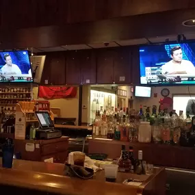 New TV's above the bars