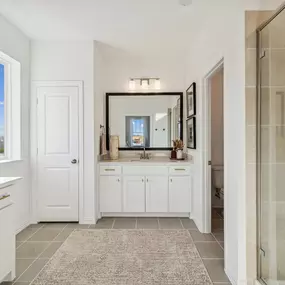 Village on Main Street Model Home Owner's Bath