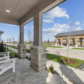 Village on Main Street Model Home Porch