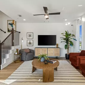 Village on Main Street Model Home Living Area