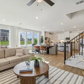 Village on Main Street Model Home Living Area