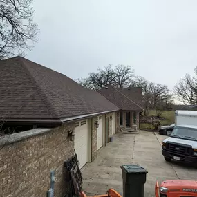 Royal Brown Gutter Magician install in Burlington, WI