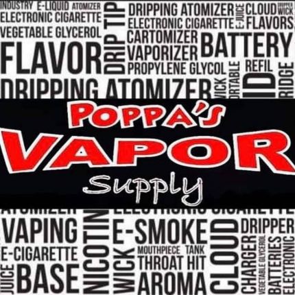 Logo from Poppas Vapor Supply