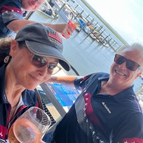 A little post Independence Day celebration with the team  Bonnie Berchtold Johnson and Terri Karakatsanis at Lamberti’s Sunset Grill.  Great view of the bay!!
