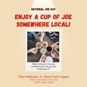 Happy National Joe Day! Stop by a local café today to celebrate with a *cup* of joe. Support real Good Neighbors and savor your favorite brew from your neighborhood coffee shop at the same time!