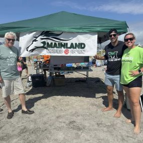 What a great event for all involved.  The Mainland Unified Team and The Heart of Surfing combined to give kids with special needs the chance to get on a surfboard and Hang 10!!! 
    It was so nice to see so many kids on the surfboards out on the waves.   Way to go Dave, Sarah & Erika!!