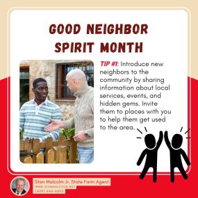 Welcome new neighbors with a smile and a handy guide to the community! Sharing local tips and info may help them feel right at home. #GoodNeighborSpiritMonth