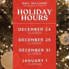 ✨ Happy Holidays! ☃️
We have changed our office hours in observance of Christmas and New Year's!
 
 - December 24th: CLOSED
 - December 25th: CLOSED

 - December 31st: CLOSED
 - January 1st: CLOSED

We wish you all a joyful holiday and look forward to serving you again on December 26th!  ????????