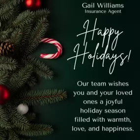 Happy Holidays from Gail Williams State Farm! ????