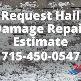 Pictured here is a hail damaged roof in Trade Lake, WI.  As your local Trade Lake roof contractor, we understand that many homeowners don’t know their roof experienced hail damage for a variety of reasons.