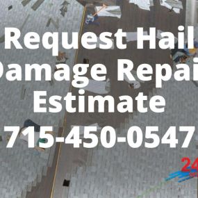 Pictured here is a hail damaged roof in Webster, WI.  As your local Webster roof contractor, we understand that many homeowners don’t know their roof experienced hail damage for a variety of reasons.