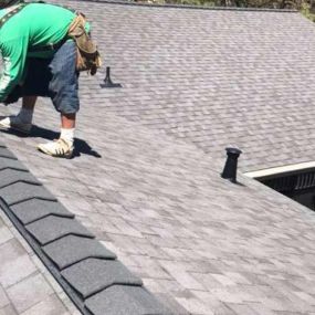 Pictured here is a Siren Wisconsin roof replacement.  As your local Webster roofing contractor, we understand a damaged roof can result in water leakage, leading to rot, water damage and mold growth within the walls, ceilings, and attic spaces.