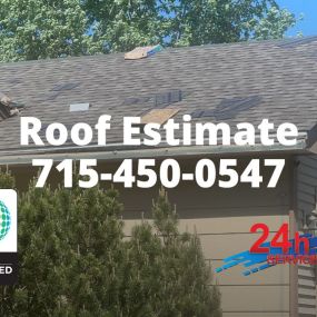 Home Roof Replacement Estimate Siren Wisconsin