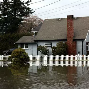 Pictured here is Danbury water damage.  This home got a lot of water in the basement after a torrential rainstorm.