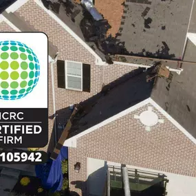 Picture here is a roof replacement in Danbury Wisconsin.  For roof repair and roof replacement, a rapid response is critical to prevent water damage and mold.