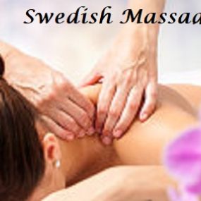 Swedish massage uses five styles of long flowing strokes. The five basic strokes are effleurage (sliding or gliding), petrissage (kneading), tapotement (rhythmic tapping), friction (cross fiber) and vibration/shaking. Swedish Massage refers to a variety of techniques designed to relax muscles