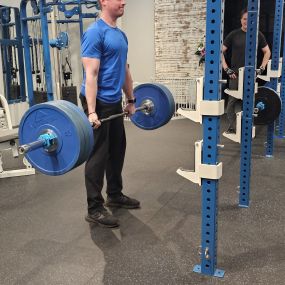 Our Strength training programs allow you to progress safely while getting impressive results!
This is one of our clients Dane lifting 315lbs