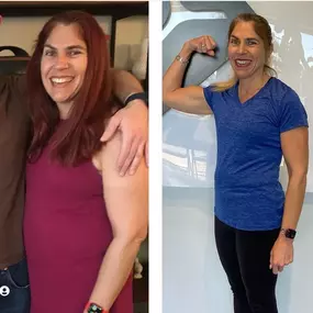 3 month weight loss transformation with our weight loss and toning program