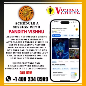 Bild von Indian astrologer vishnu | black magic removal | get ex love back | plam reader | psychic reading