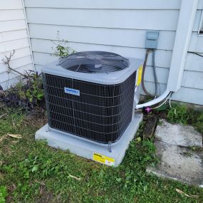 new hvac ac heat pump installation
