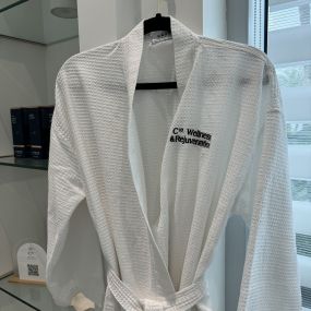 Get comfortable! Our beauty robe at C10 Wellness and Rejuvenation