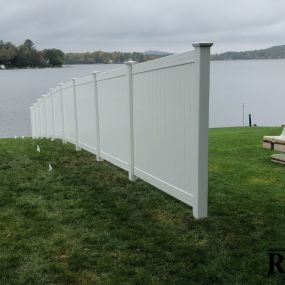 Fence installation by Roberts Property Management LLC