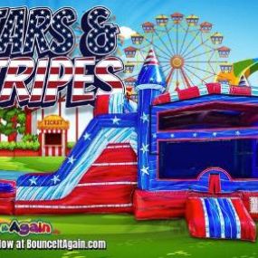 Stars & Stripes Bounce House - Bounce It Again