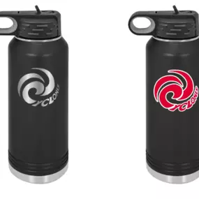 Laser Engraved and UV Printed Water Bottles