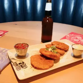 Try our Southern Fried Green Tomatoes at Guy Fieri's Tunica Kitchen + Bar in Robinsonville, MS at Horseshoe Tunica - 7 Days a Week!