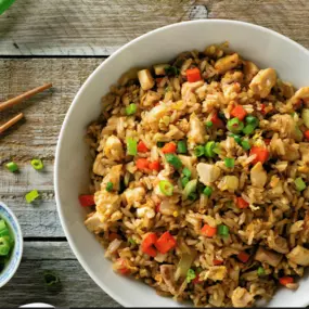 Jade Street Japanese Restaurant located in Harrah's Resort Atlantic City - Chicken Fried Rice