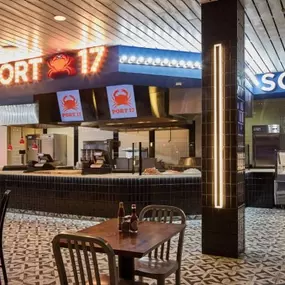 Port 17 Seafood Restaurant at Harrah's Gulf Coast Hotel & Casino, in Biloxi MS.