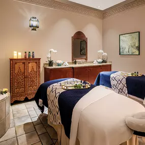 Enjoy a Couples' Massage at the Reflections Spa at Planet Hollywood, our 32,000 square-foot spa featuring 35 treatment rooms, including six couple’s rooms. Offering a variety of custom therapeutic services and natural products to revitalize the mind and body in this oasis of tranquility.