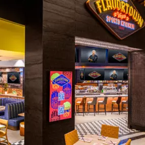 Guy Fieri's Flavortown Sports Kitchen Dining Room at Horseshoe Center Strip in Las Vegas