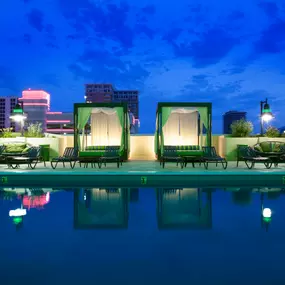 Silver Legacy Resort Hotel & Casino in Reno, NV - Exterior Night Shot