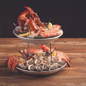 Peter Lugar Steakhouse Shellfish Tower available at Caesars Palace in Las Vegas