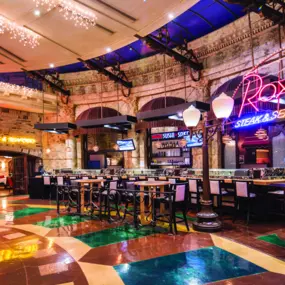 Roxy's Restaurant and Bar Signature dishes at Eldorado Hotel & Casino n Reno, Nevada. Roxy's chefs' hand-select top cuts of meats, poultry and fish to create exquisite entrées prepared in a specialty wood-fired oven.