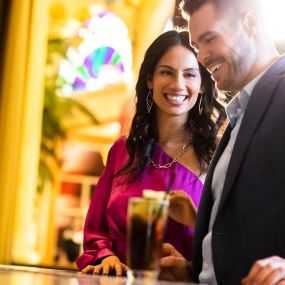 Couple at Tango’s in Tropicana Atlantic City.