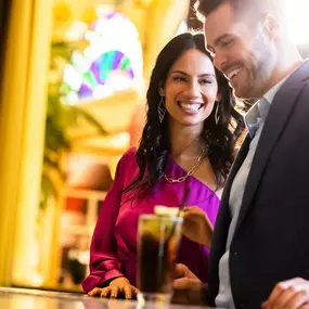 Couple at Tango’s in Tropicana Atlantic City.