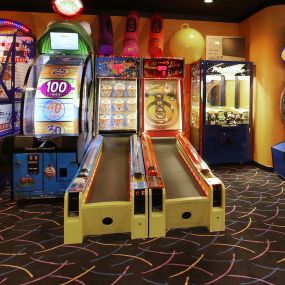Play for the fun of it, or set your sights on the many cool prizes that can be redeemed by earning tickets from the arcade games. Choose from a selection of toys, electronics, apparel, and more.