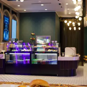 Coffee that kicks, pastries that please. Find Chef Emeril Lagasse's cozy corner for exceptional coffee and pastries inside Caesars New Orleans near the Canal Street Entrance for a morning pick-me-up. Here, coffee isn't just a pick-me-up; it's a sip of comfort. Our pastries aren't just baked goods; they're crafted with heart and soul. Stop by to get some work done, or grab a cup to go.