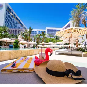 All-New Go Pool at Flamingo Las Vegas VIP Pool Cocktail