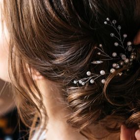 Bridal hair and make-up at The Salon at Caesars Palace in Atlantic City