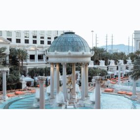Garden of the Gods Pool at Caesars Palace Las Vegas