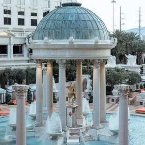 Garden of the Gods Pool at Caesars Palace Las Vegas