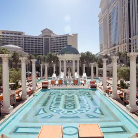 Garden of the Gods Pool at Caesars Palace Las Vegas