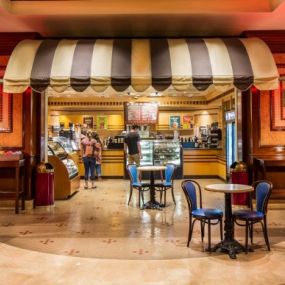 SIPS Coffee and Tea at the Silver Legacy in Reno features a variety of gourmet coffee, teas, cappuccinos, espressos, lattes, mochas and the finest fresh-baked pastries, desserts and more.