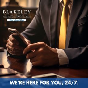 With two offices located conveniently in Miami and Ft. Lauderdale, Blakeley Law Firm will establish and maintain a clarity of understanding regarding deadlines to preserving evidence to prove your case your cases directly to you, and make sure you are compensated to your utmost. We speak Spanish.