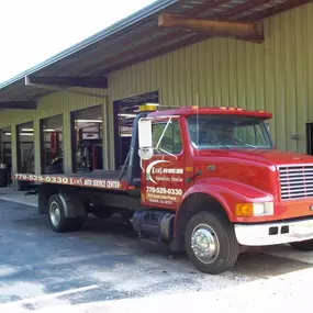 Tow truck on site!